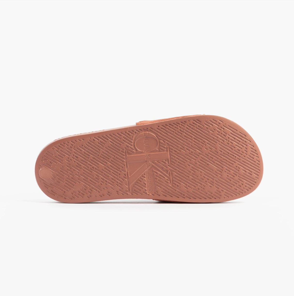 Calvin Klein LOGO MONOGRAM Womens Slides Aragon