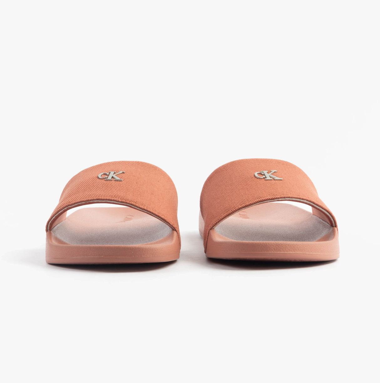 Calvin Klein LOGO MONOGRAM Womens Slides Aragon