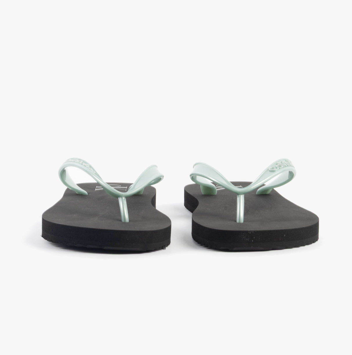 Calvin Klein BEACH SANDAL MONOLOG Womens Sandals Black/Cloud Blue