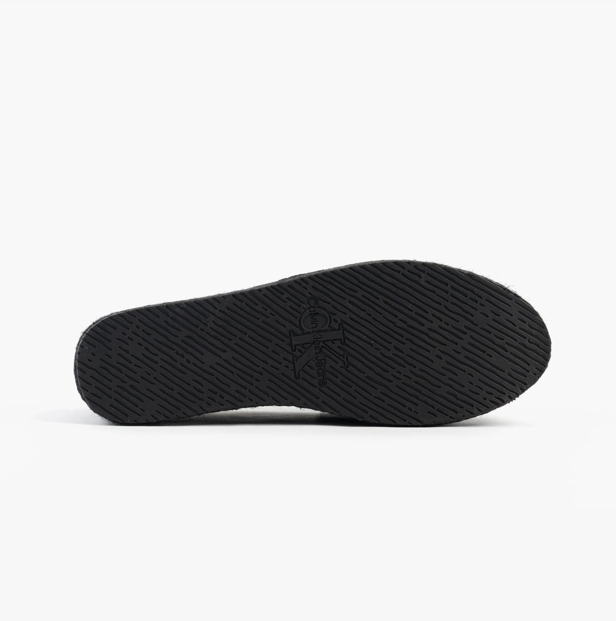 Calvin Klein FLATFORM Espadrille Womens Canvas & Plimsolls Triple Black