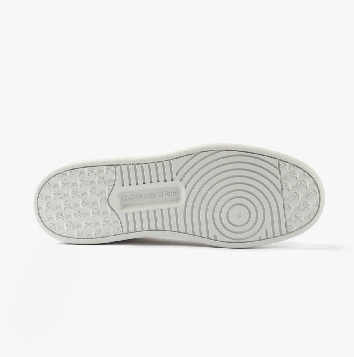 Calvin Klein BASKET CUPSOLE LOW Womens Trainers Bright White/Silver