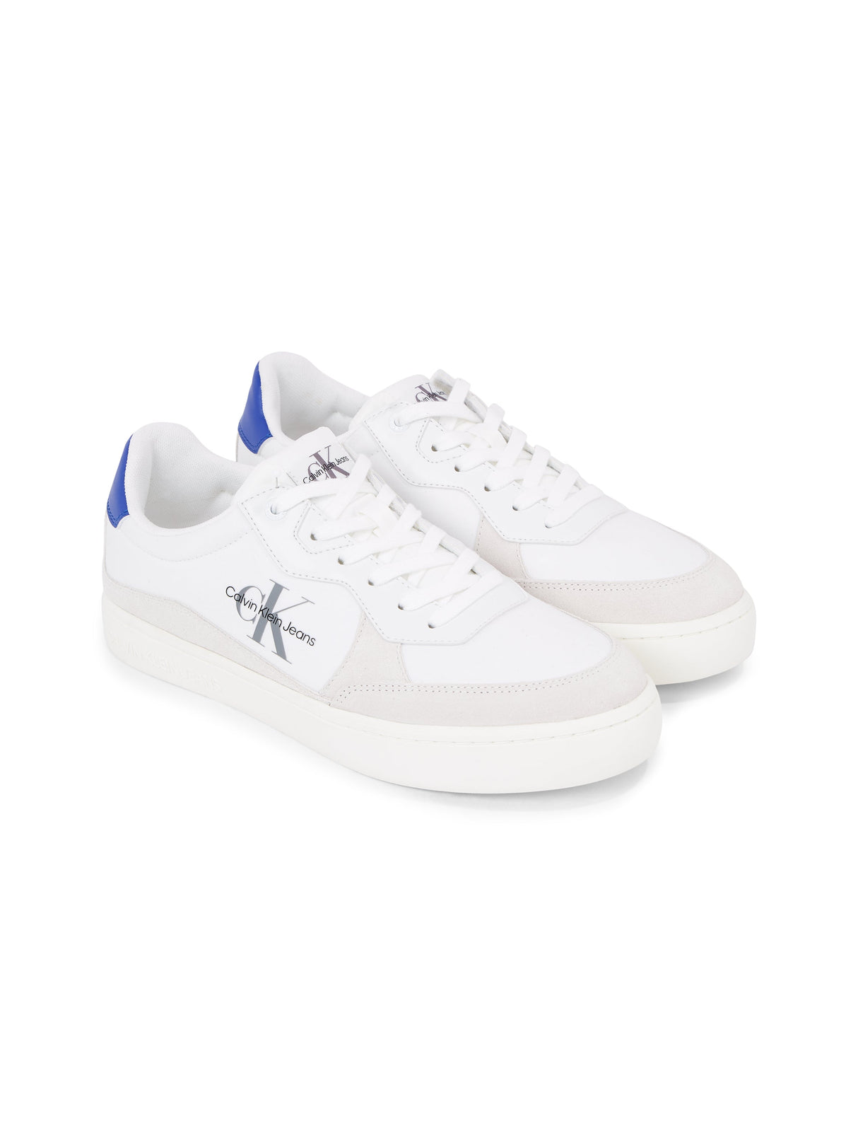 Calvin Klein CLASSIC CUPSOLE Mens Trainers Bright White/Sapphire Blue