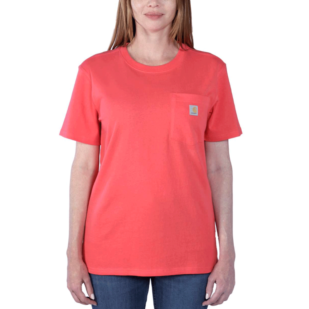 Carhartt 103067 Women's Loose Fit Heavyweight Short Sleeve K87 Pocket T-Shirt
