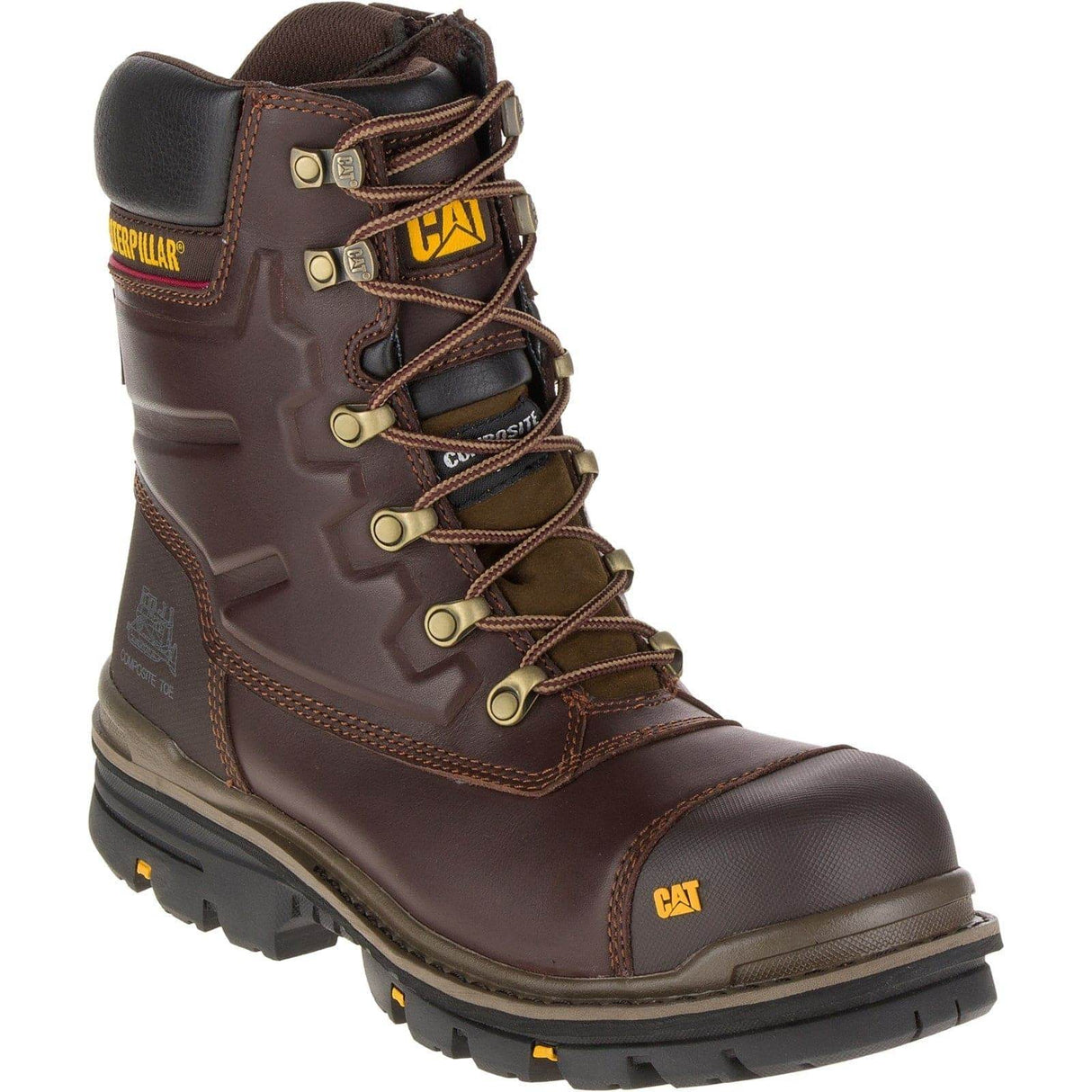 Caterpillar CAT Premier High Leg Combat Safety Work Boot - Side Zip