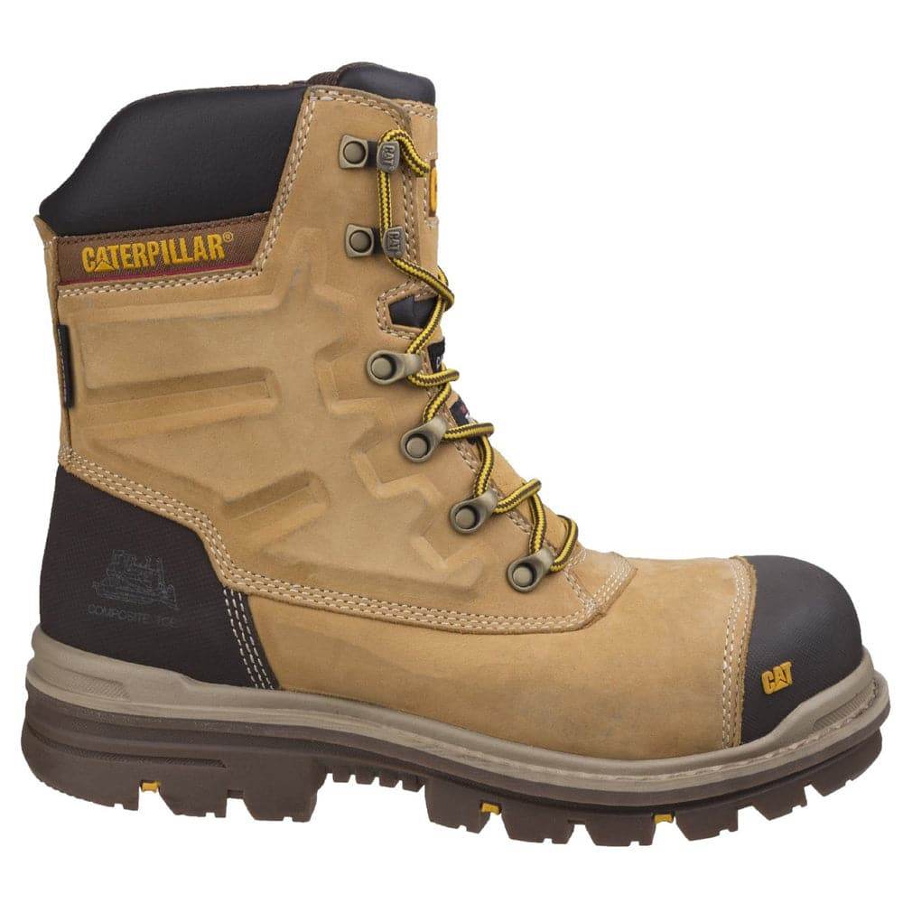 Caterpillar CAT Premier High Leg Combat Safety Work Boot - Side Zip