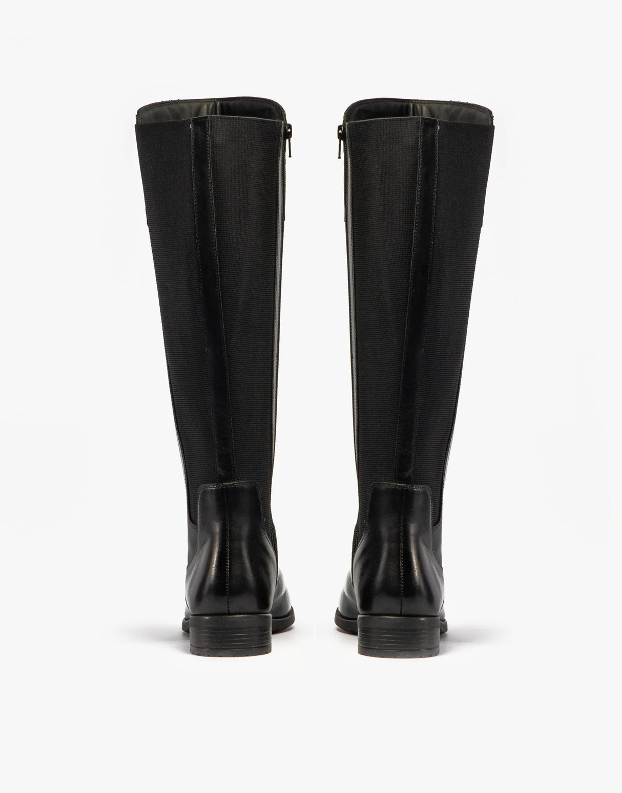 Cipriata SILVIA Womens Leather Zip High Leg Boots Black