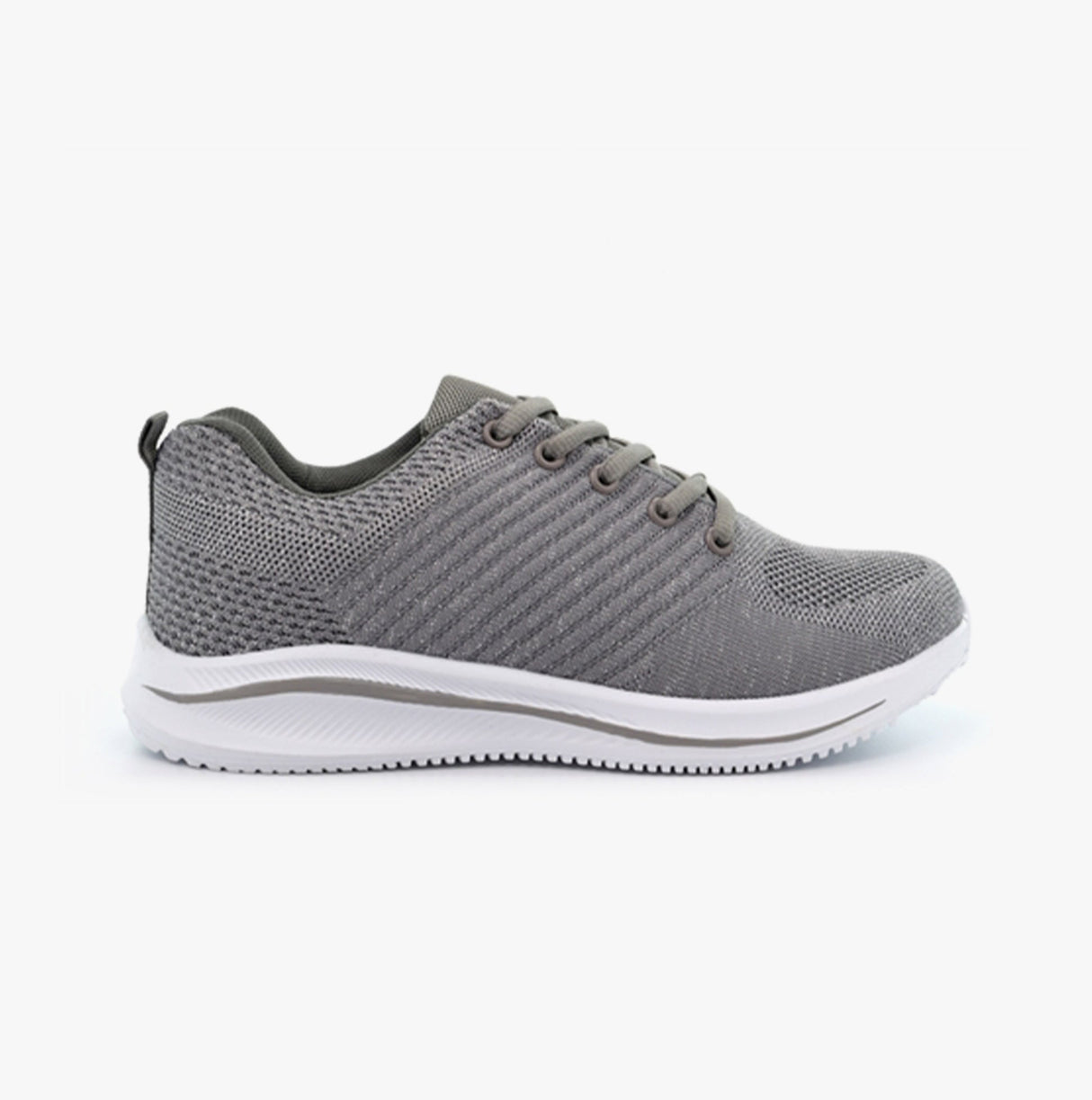 Cipriata LEONA Womens Sparkle Lace Up Trainers Grey