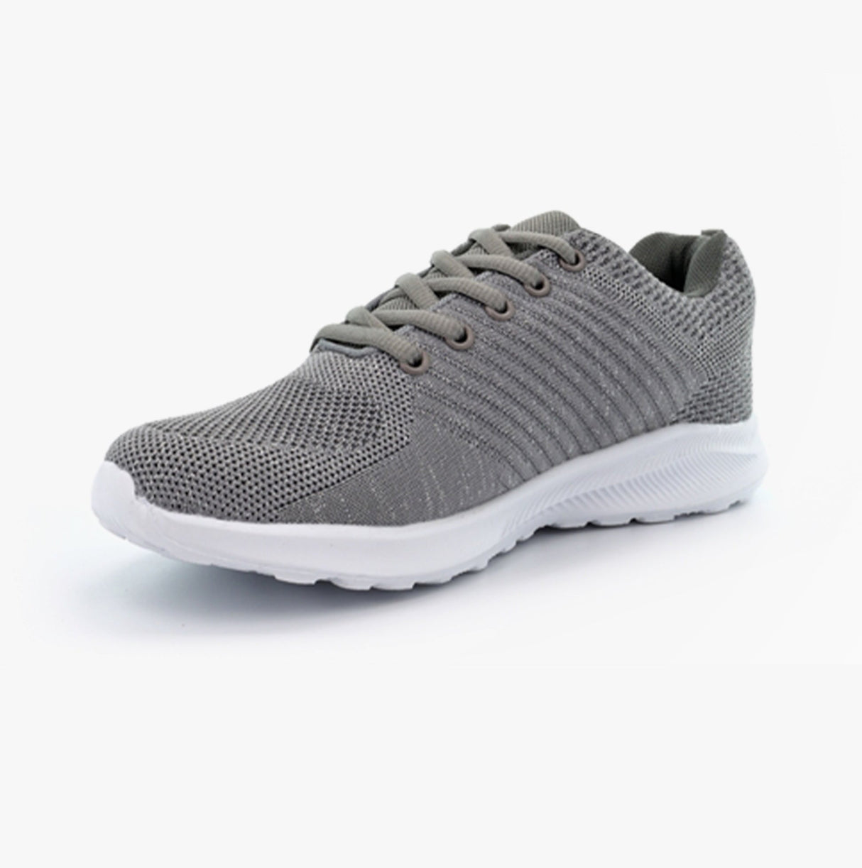Cipriata LEONA Womens Sparkle Lace Up Trainers Grey
