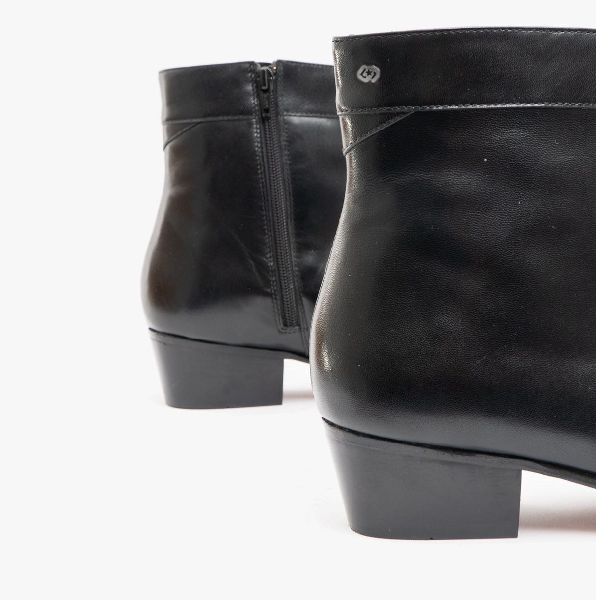 Club Cubano CAESAR Mens Leather Cuban Heel Boots Black