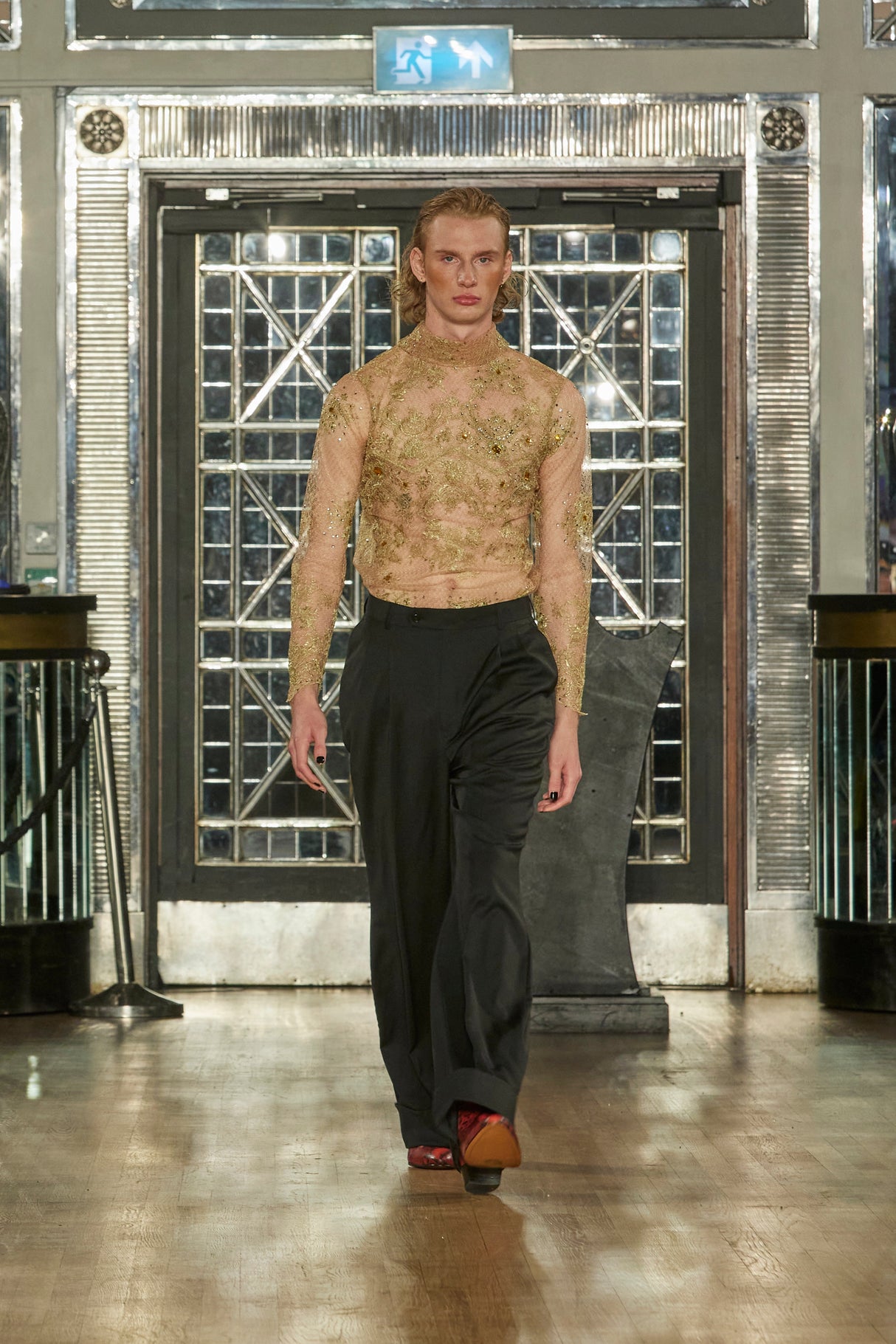 Club Cubano ROMARIO Mens Leather Cuban Heel Boots Python Red