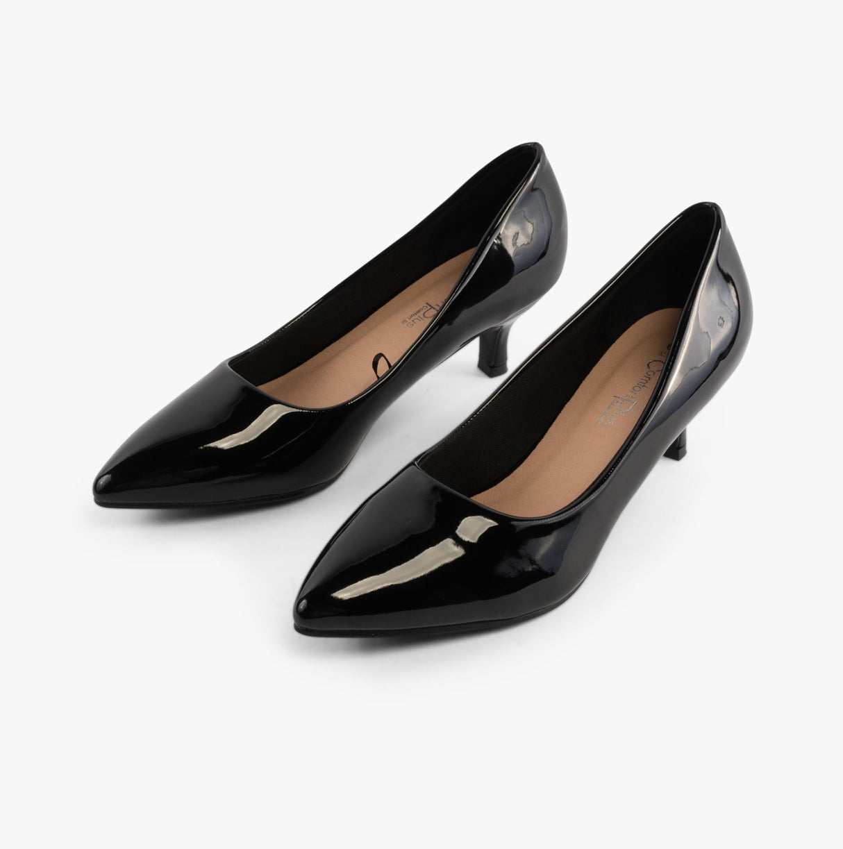 Comfort Plus TEXAS Womens Shoes Black - Patent