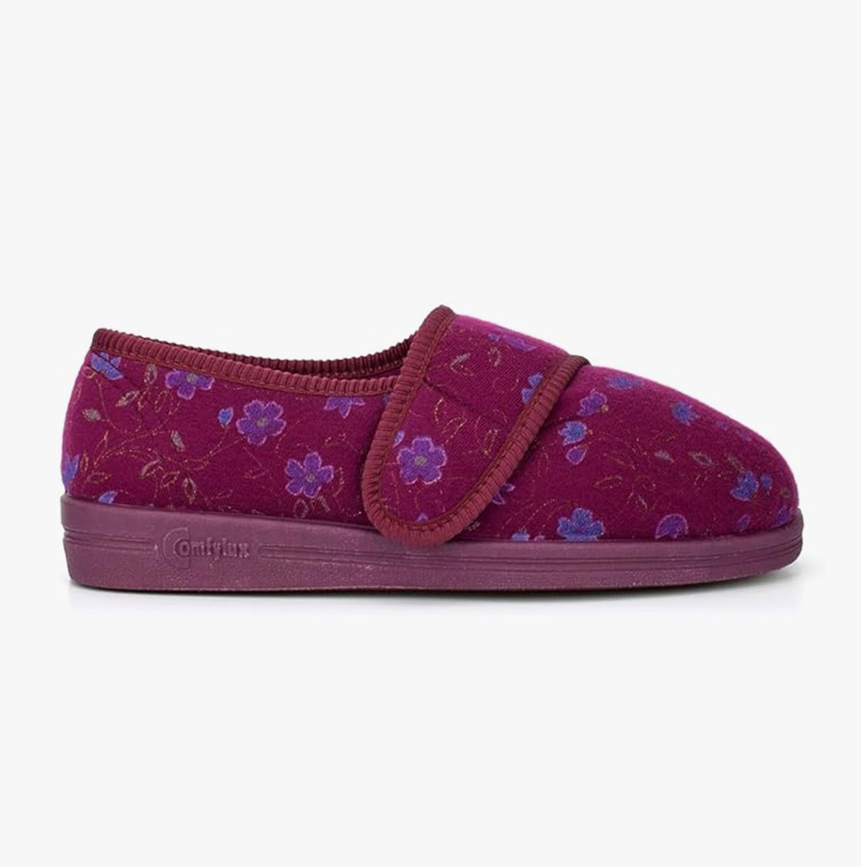 Comfylux DIANA Womens Full Slippers Wine