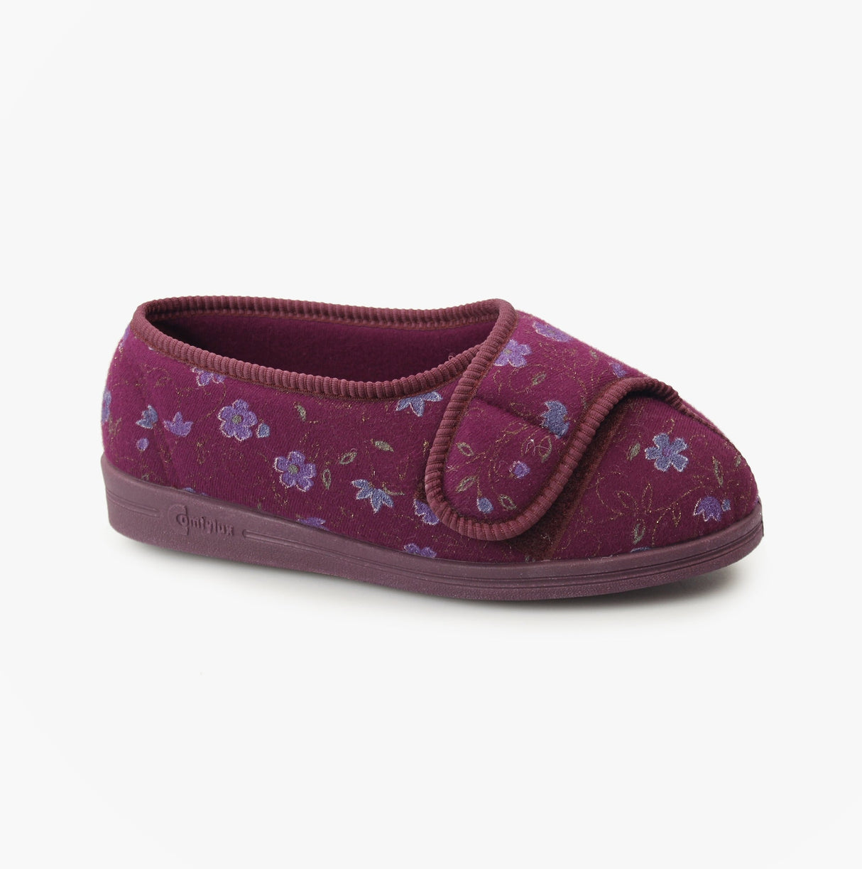 Comfylux DAVINA Womens Full Slippers Wine