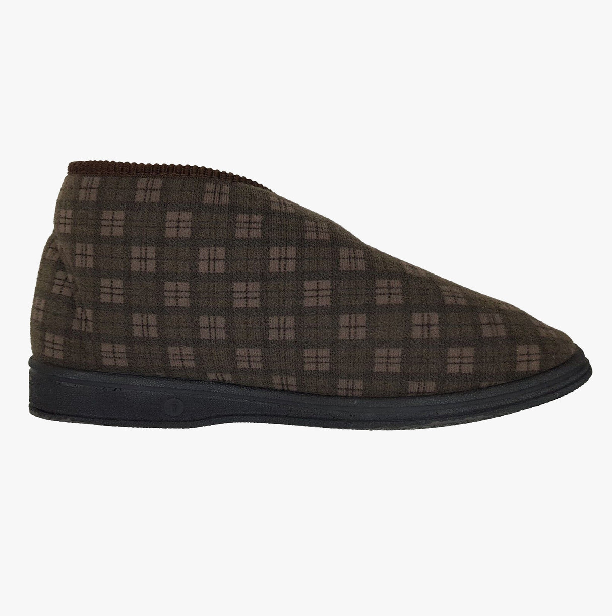 Comfylux JAMES Mens Boot Slippers Brown