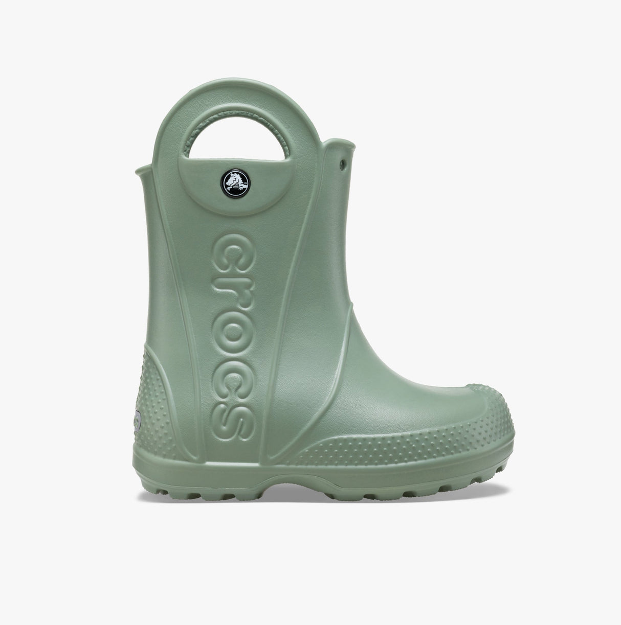 Crocs 12803-308 HANDLE IT RAIN BOOT Kids Wellies Moss