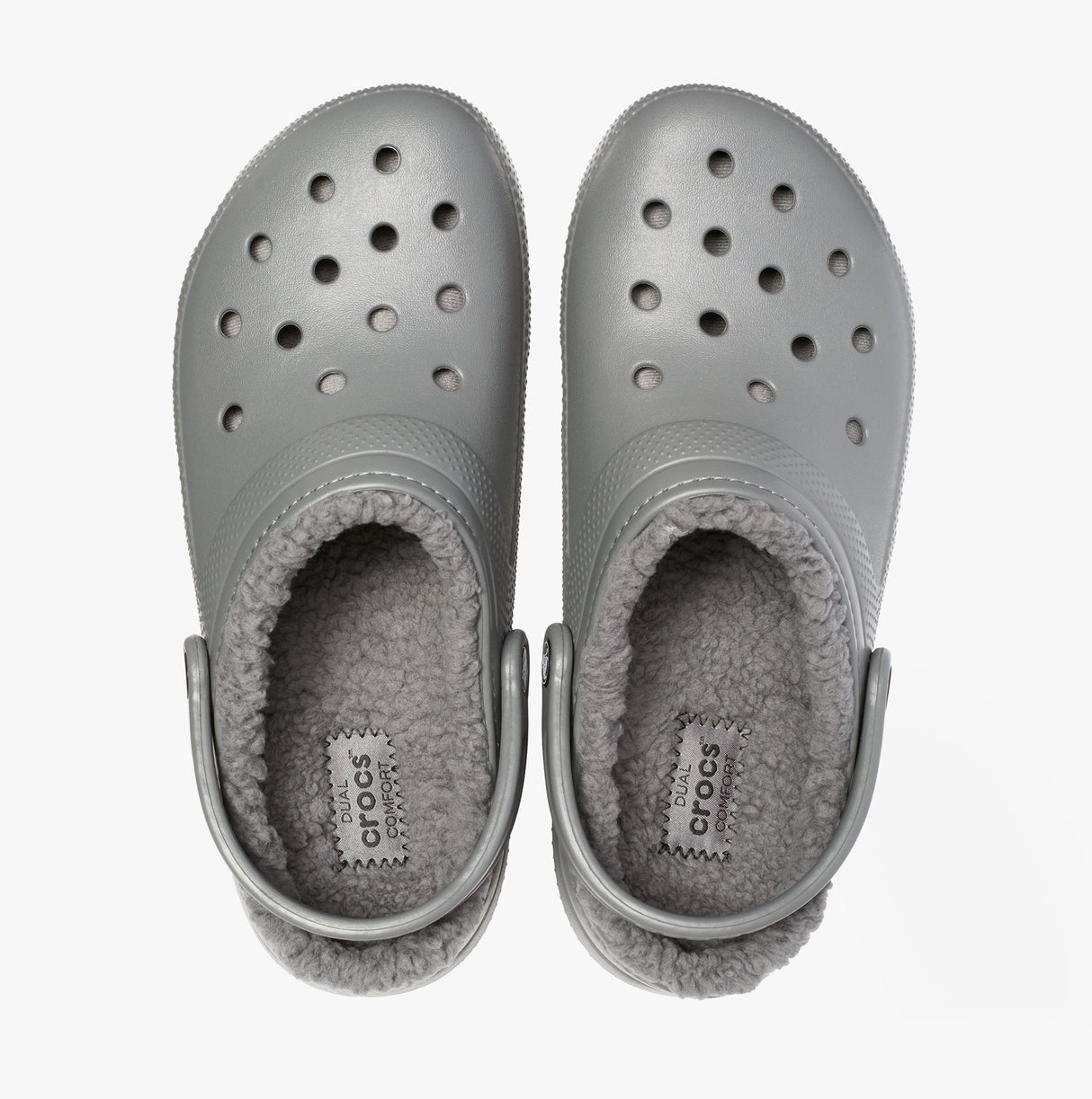 Crocs 203591-0EX CLASSIC LINED Unisex Clogs Slate Grey/Smoke