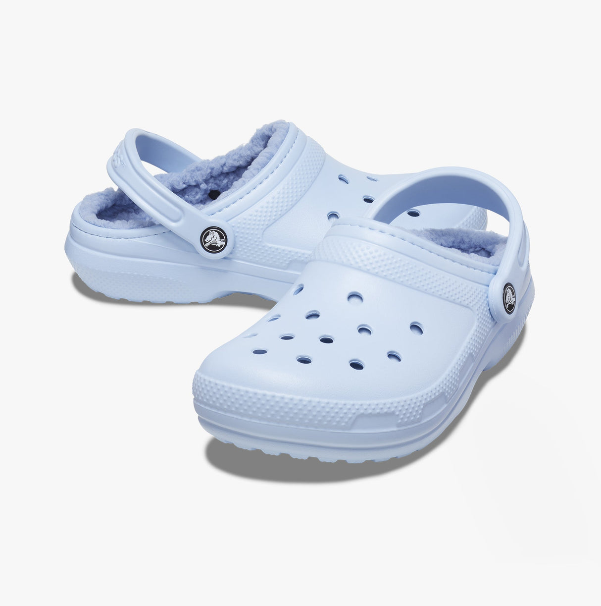 Crocs 203591-4NS CLASSIC LINED Womens Clogs Blue Calcite