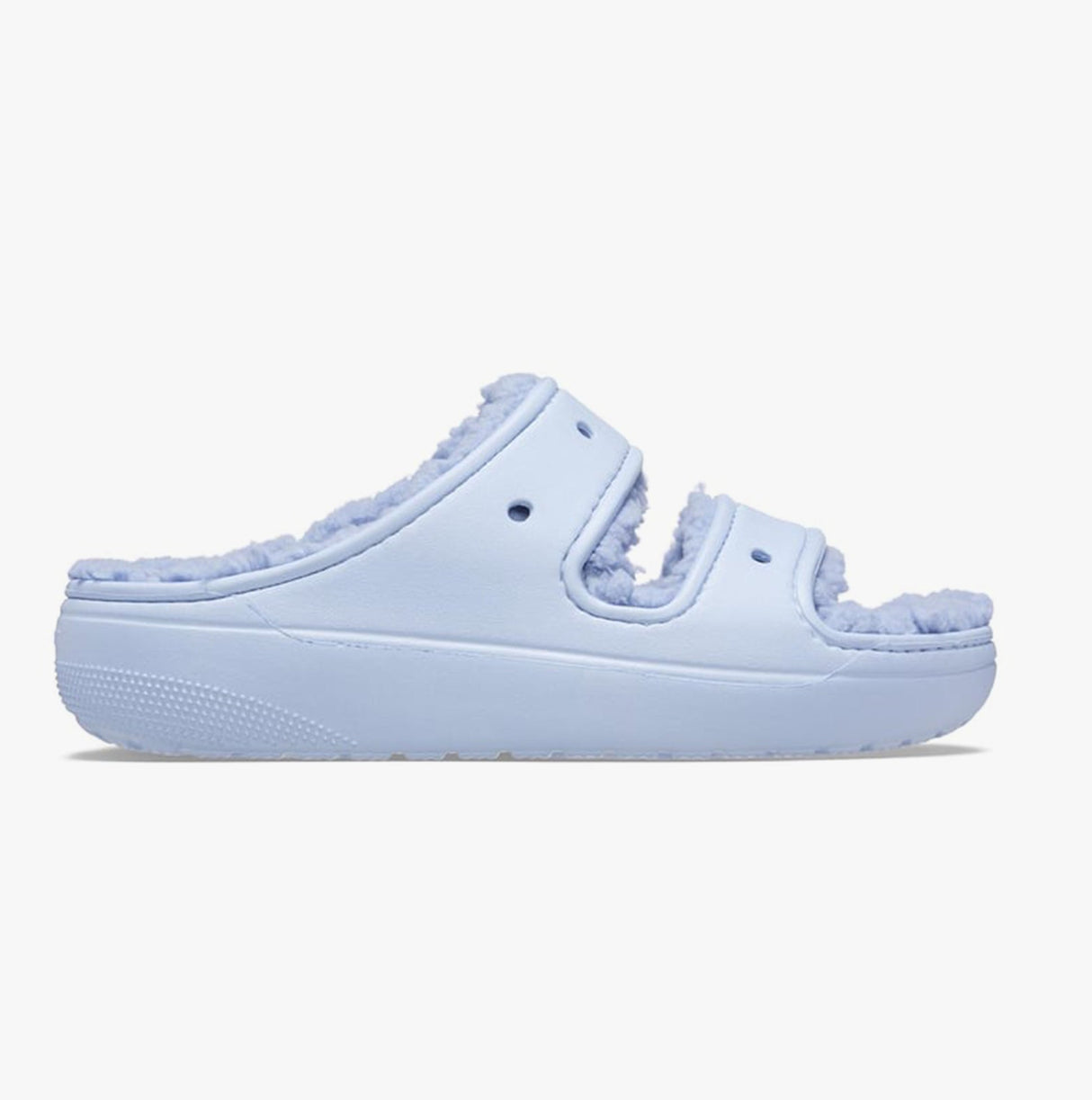 Crocs 207446-4NS CLASSIC COZZZY Womens Sliders Blue Calcite