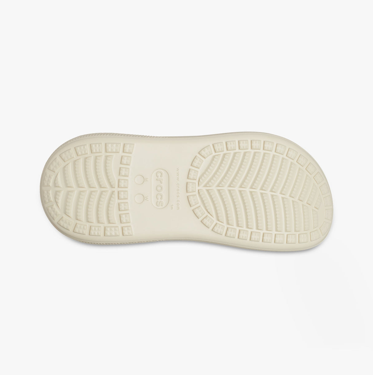 Crocs 207521-2Y2 CLASSIC CRUSH Womens Clogs Bone