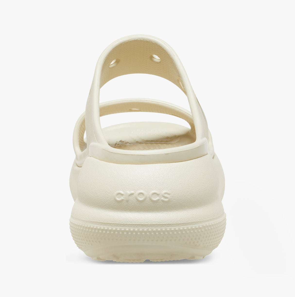 Crocs 207670-2Y2 CRUSH SANDAL Womens Platform Sliders Bone