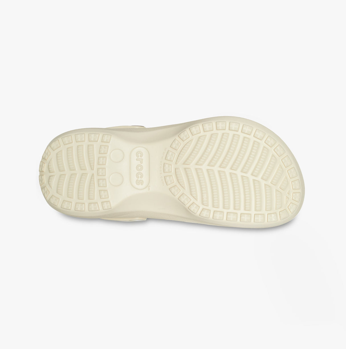 Crocs 207938-2Y2 CLASSIC PLATFORM LINED Womens Clogs Bone