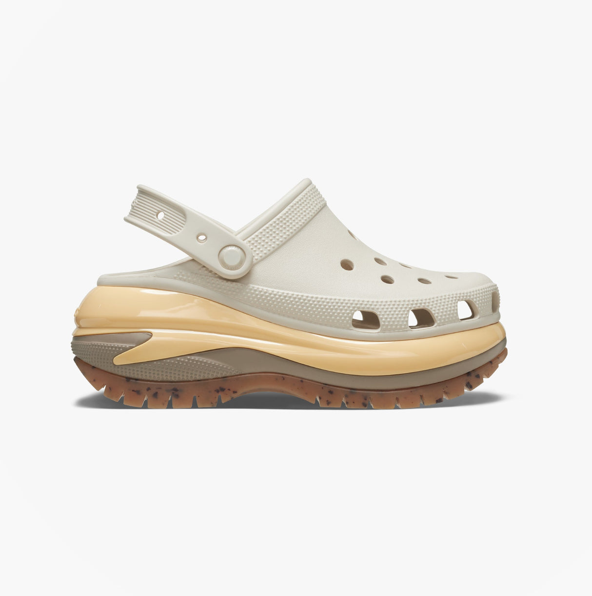 Crocs MEGA CRUSH Unisex Clogs Almond Tint/Multi