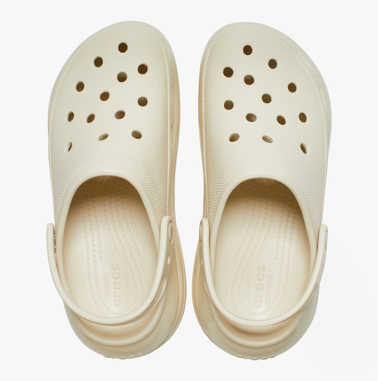 Crocs 207988-2Y2 MEGA CRUSH Womens Clogs Bone