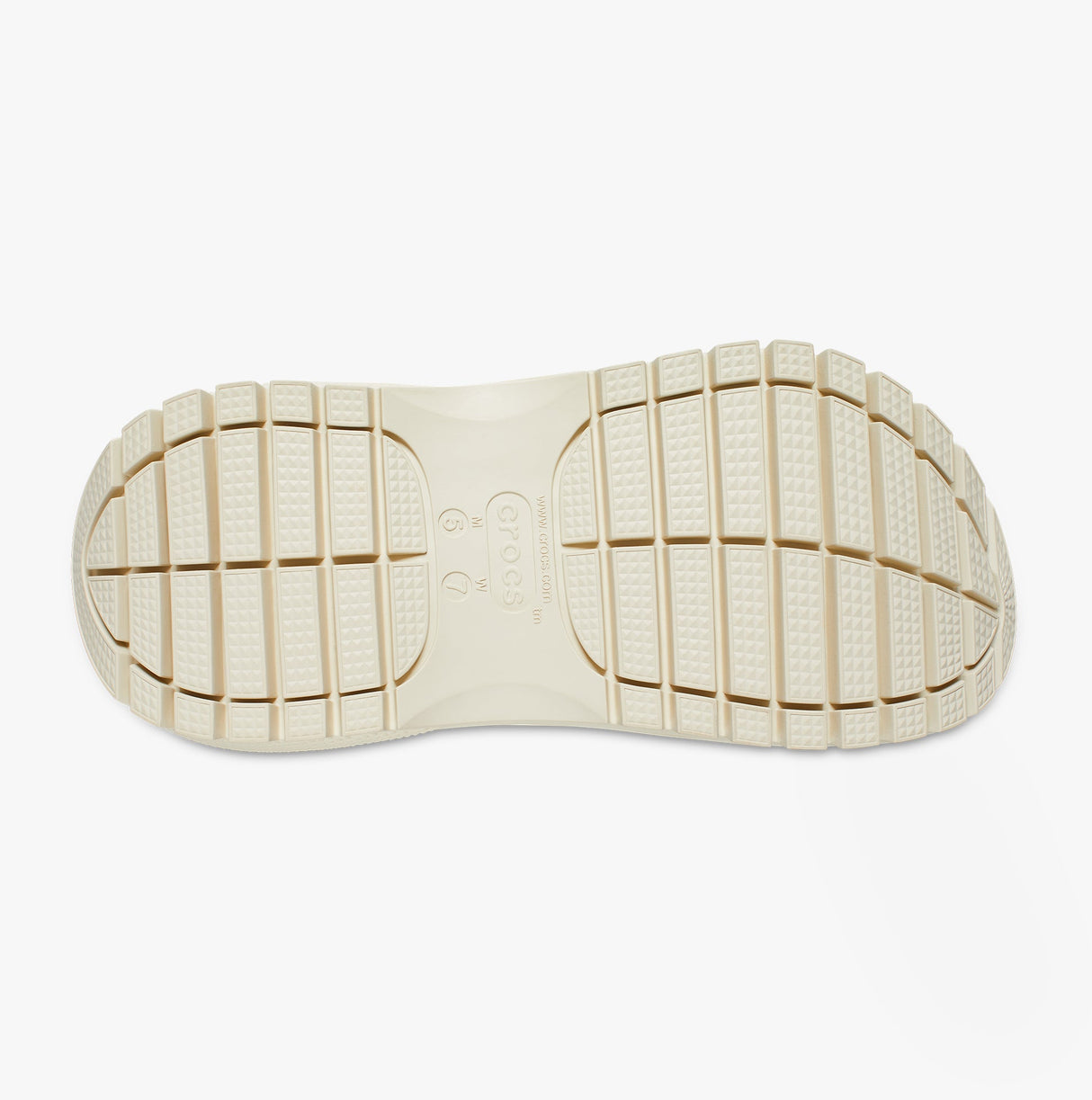 Crocs 207988-2Y2 MEGA CRUSH Womens Clogs Bone