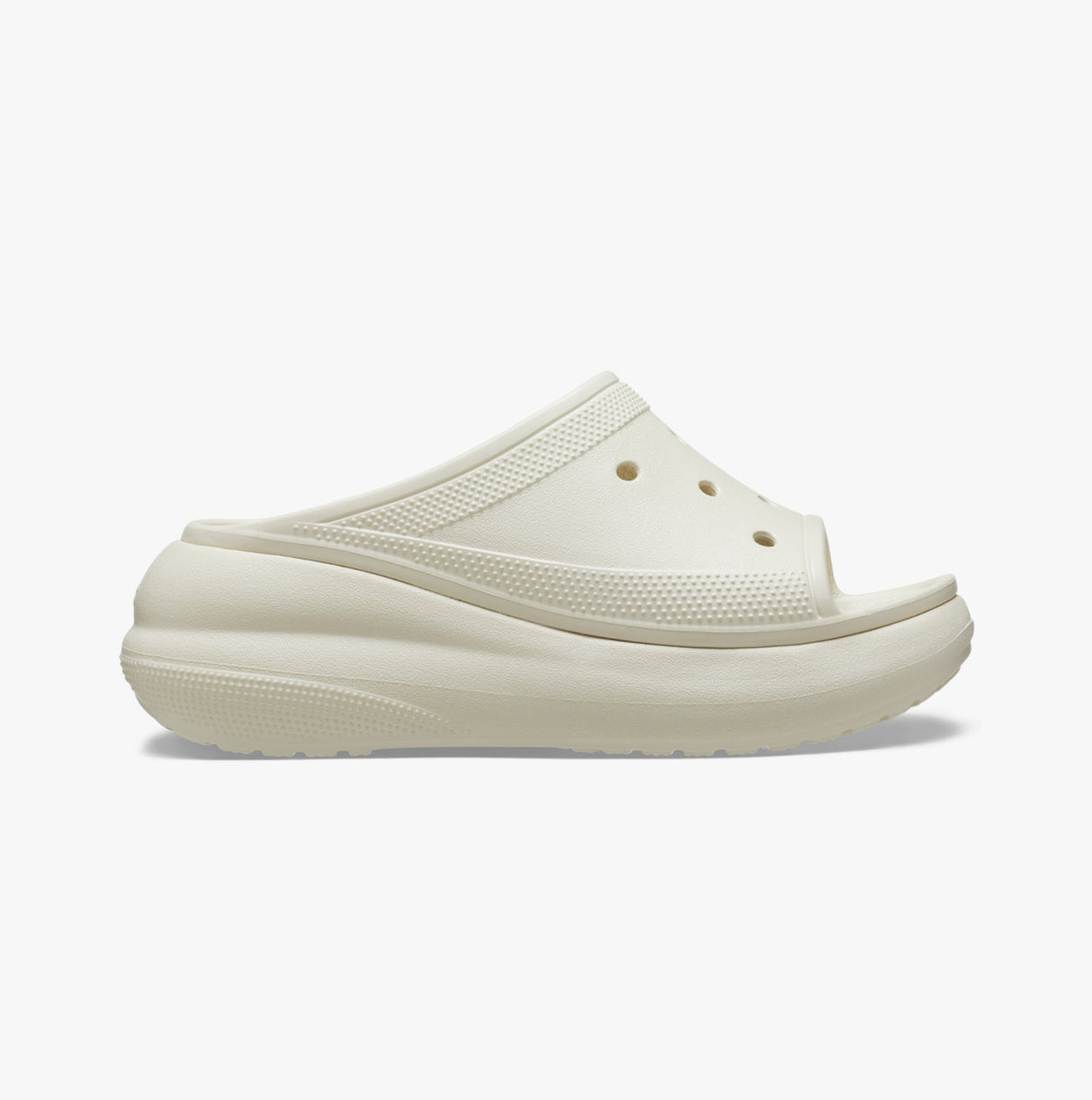 Crocs 208731-2Y2 CRUSH SLIDE BONE Womens Clogs Bone