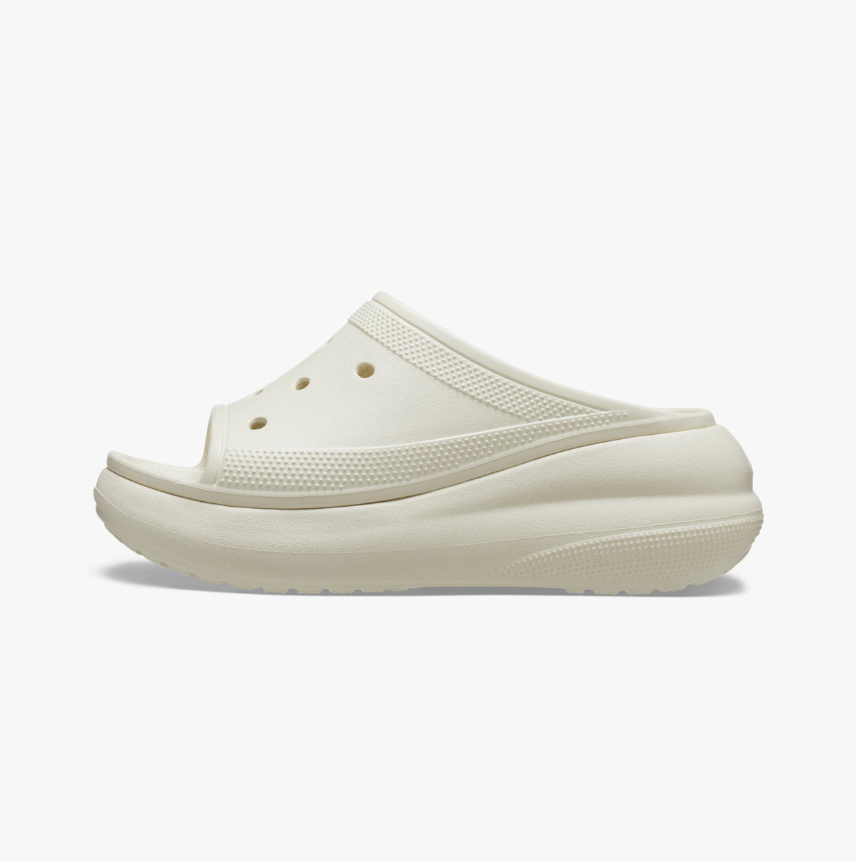 Crocs 208731-2Y2 CRUSH SLIDE BONE Womens Clogs Bone