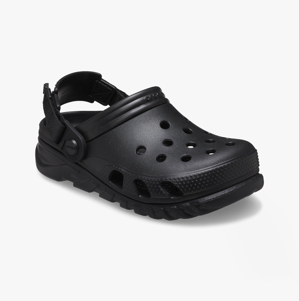 Crocs 208776-001 DUET MAX II Unisex Clogs Black