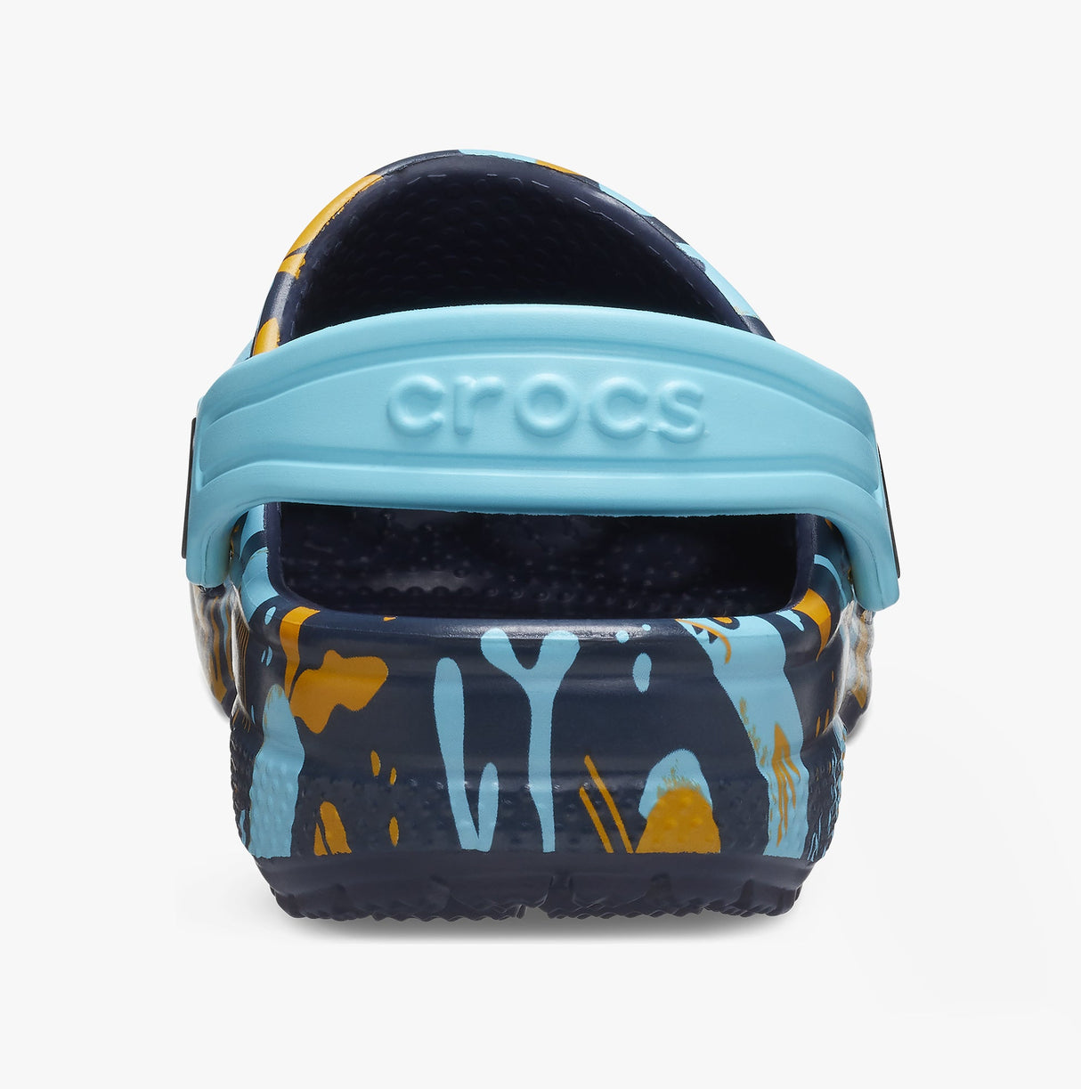 Crocs 209039-4HQ CLASSIC ISLAND ESCAPE Toddler Clogs Navy/Multi