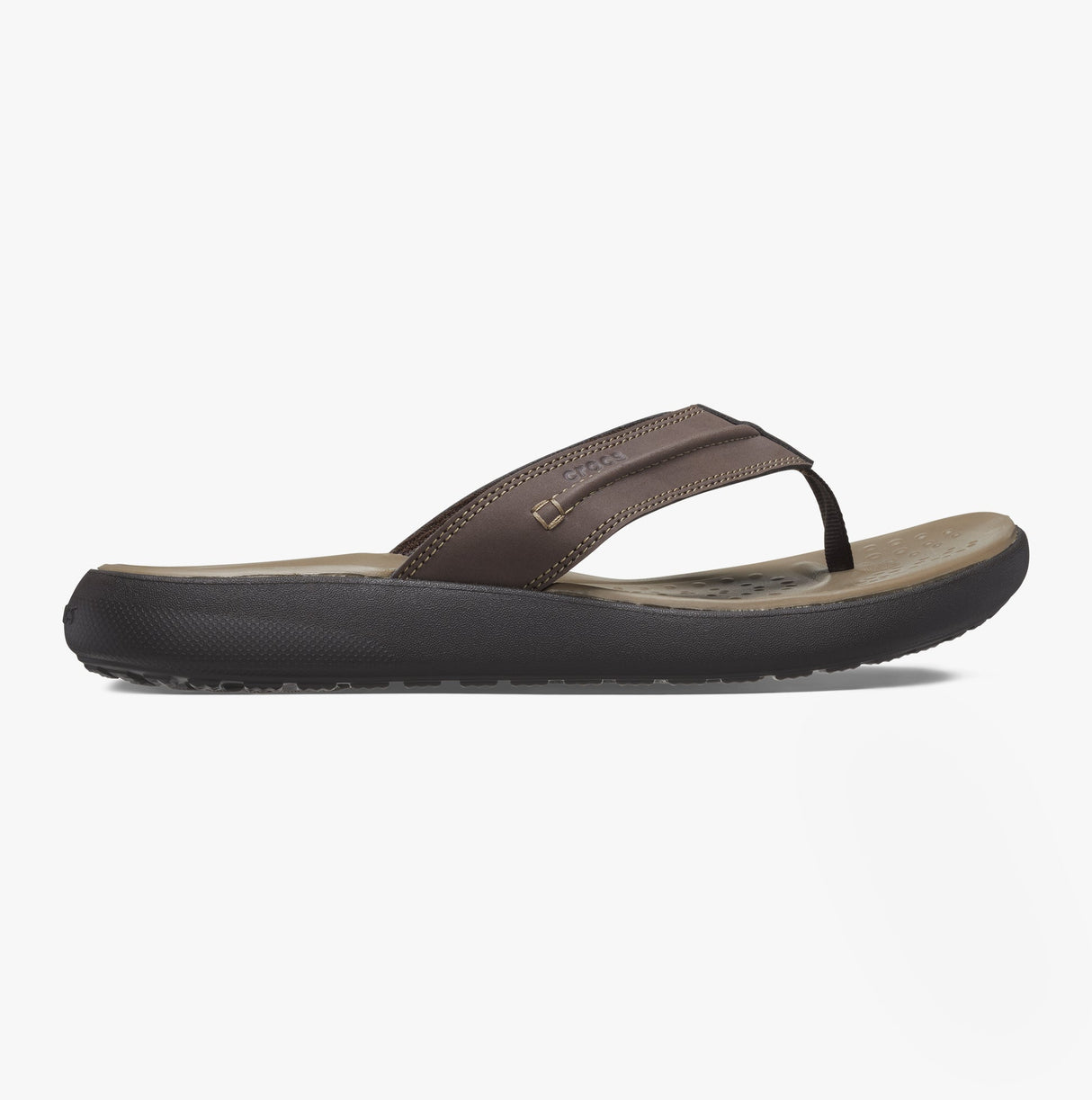 Crocs 209332-206 YUKON VISTA II LR Mens Flip-Flops Espresso