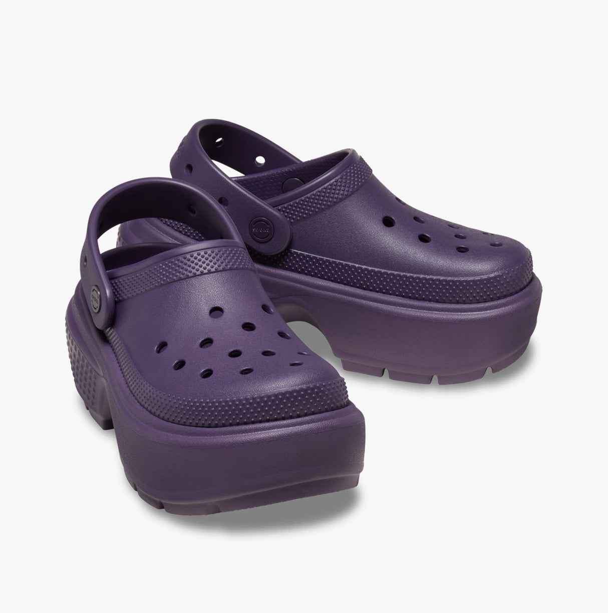Crocs 209347-5AS STOMP CLOG Womens Clogs Dark Iris
