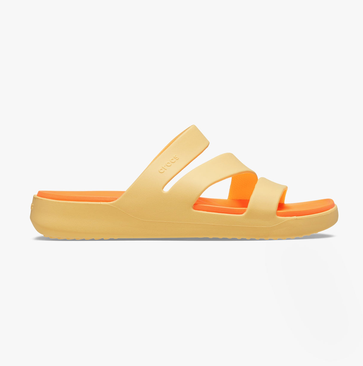 Crocs 209587-78Z GETAWAY STRAPPY Womens Sandals Golden Hour