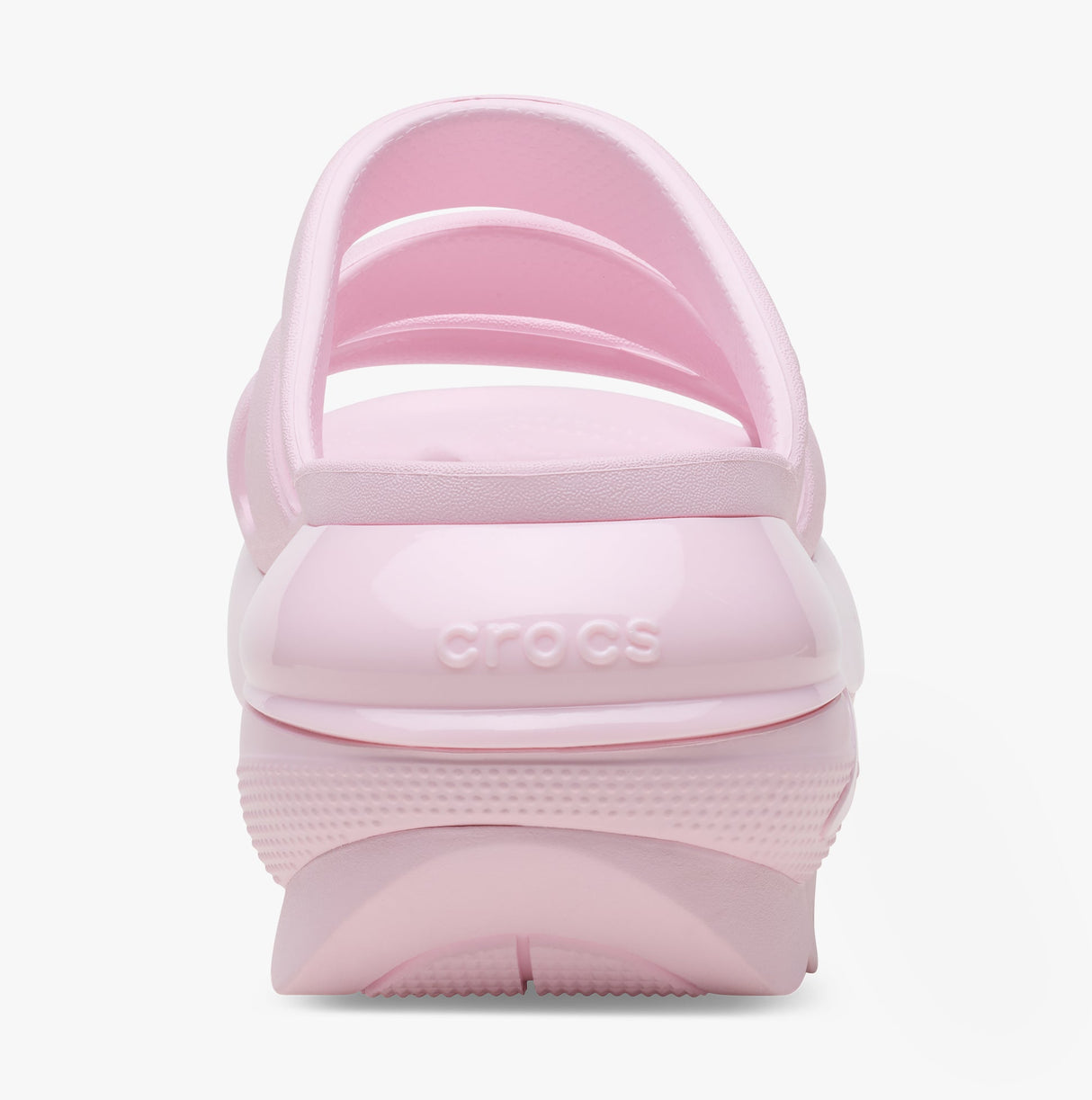 Crocs 209842-6ZW MEGA CRUSH TRIPLE STRAP Womens Sliders Pink Milk
