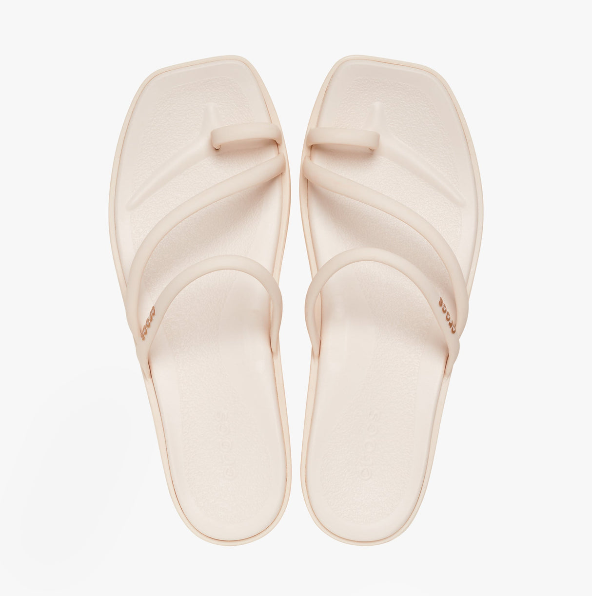 Crocs MIAMI TOE LOOP Womens Sandals Natural