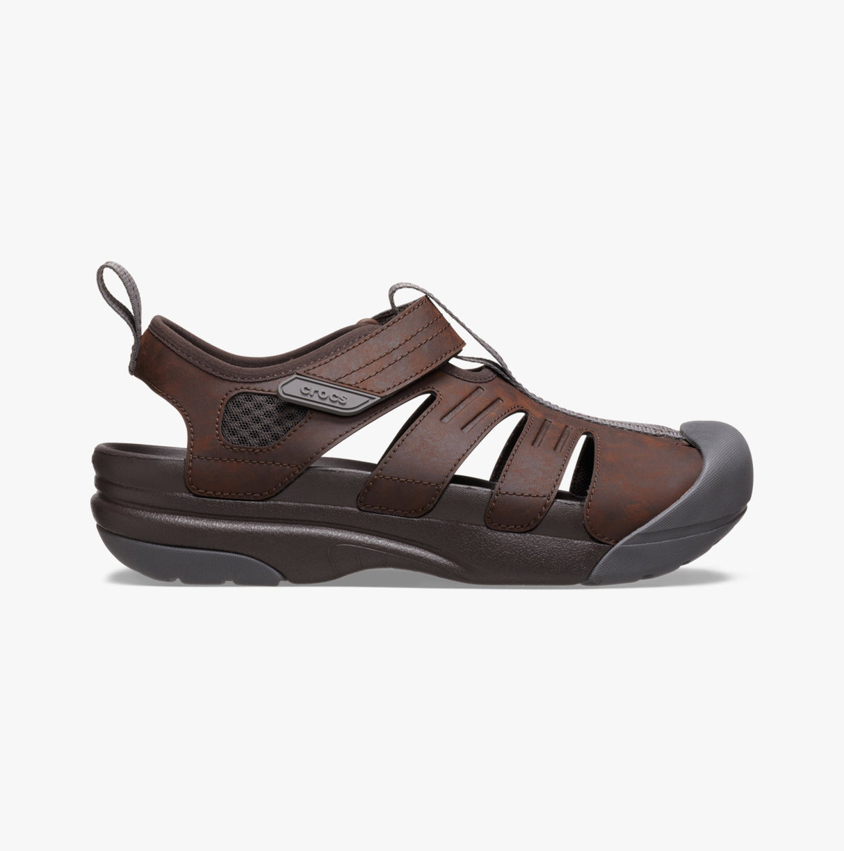 Crocs 209875-206 YUKON FISHERMAN Mens Closed Toe Espresso