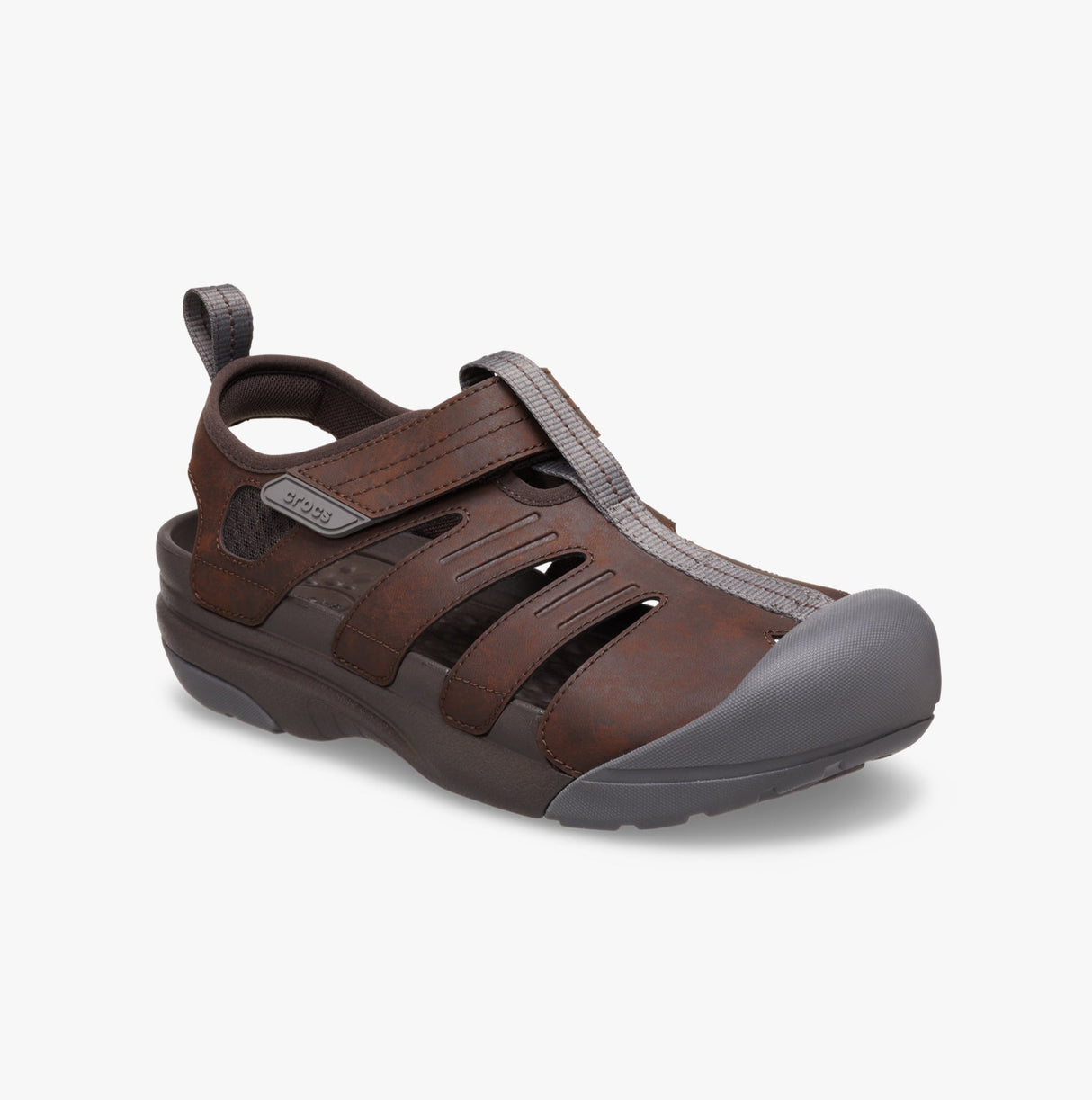 Crocs 209875-206 YUKON FISHERMAN Mens Closed Toe Espresso