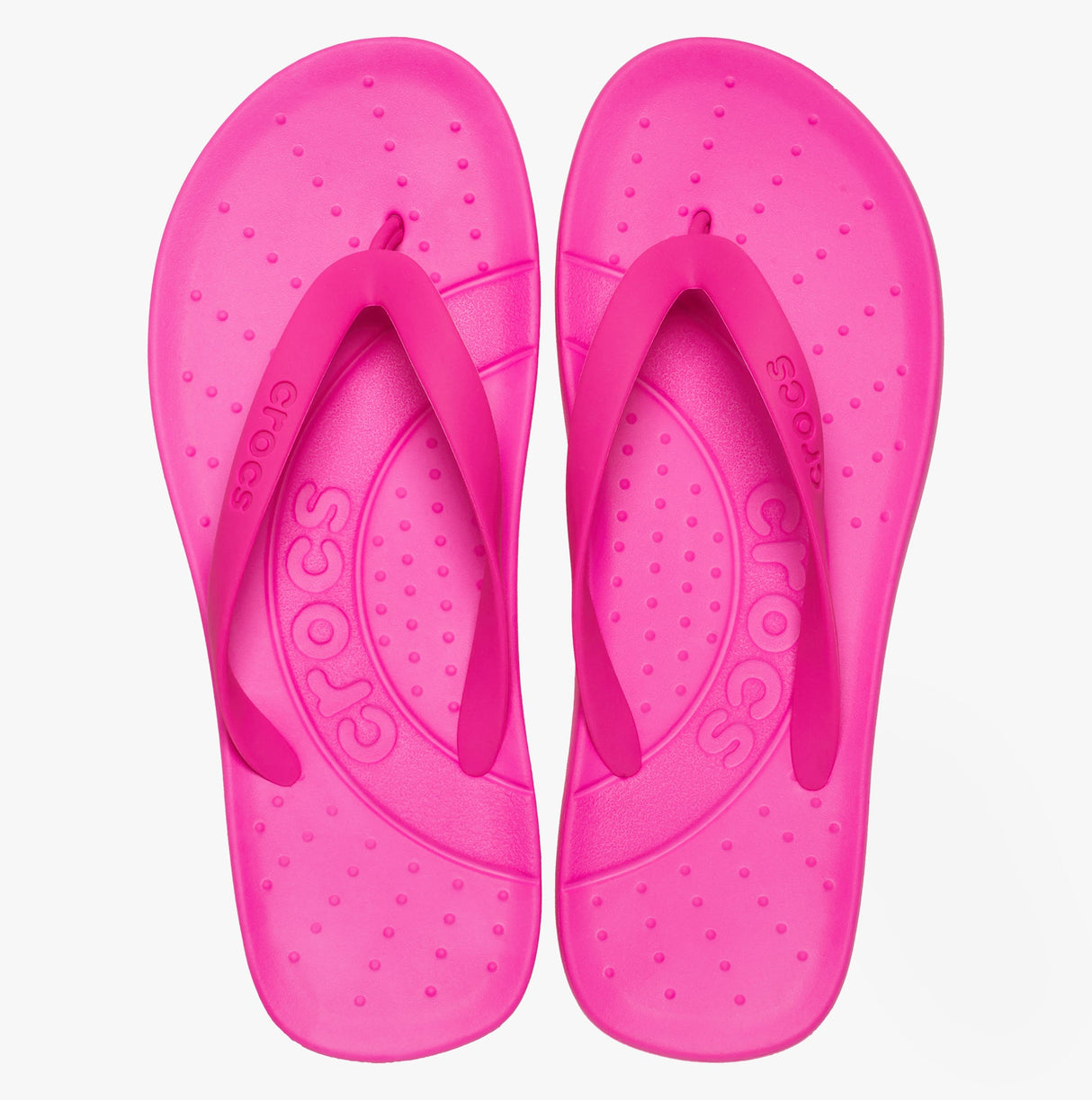 Crocs 210089-6TW Womens Flip Flops Pink Crush