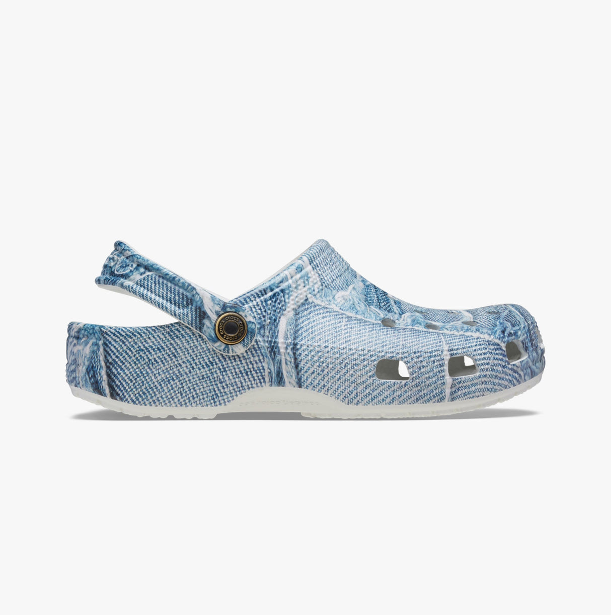 Crocs 210402-4MH CLASSIC DENIM Womens Clogs Light Denim