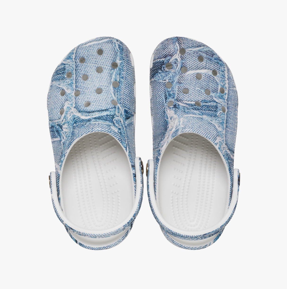 Crocs 210402-4MH CLASSIC DENIM Womens Clogs Light Denim