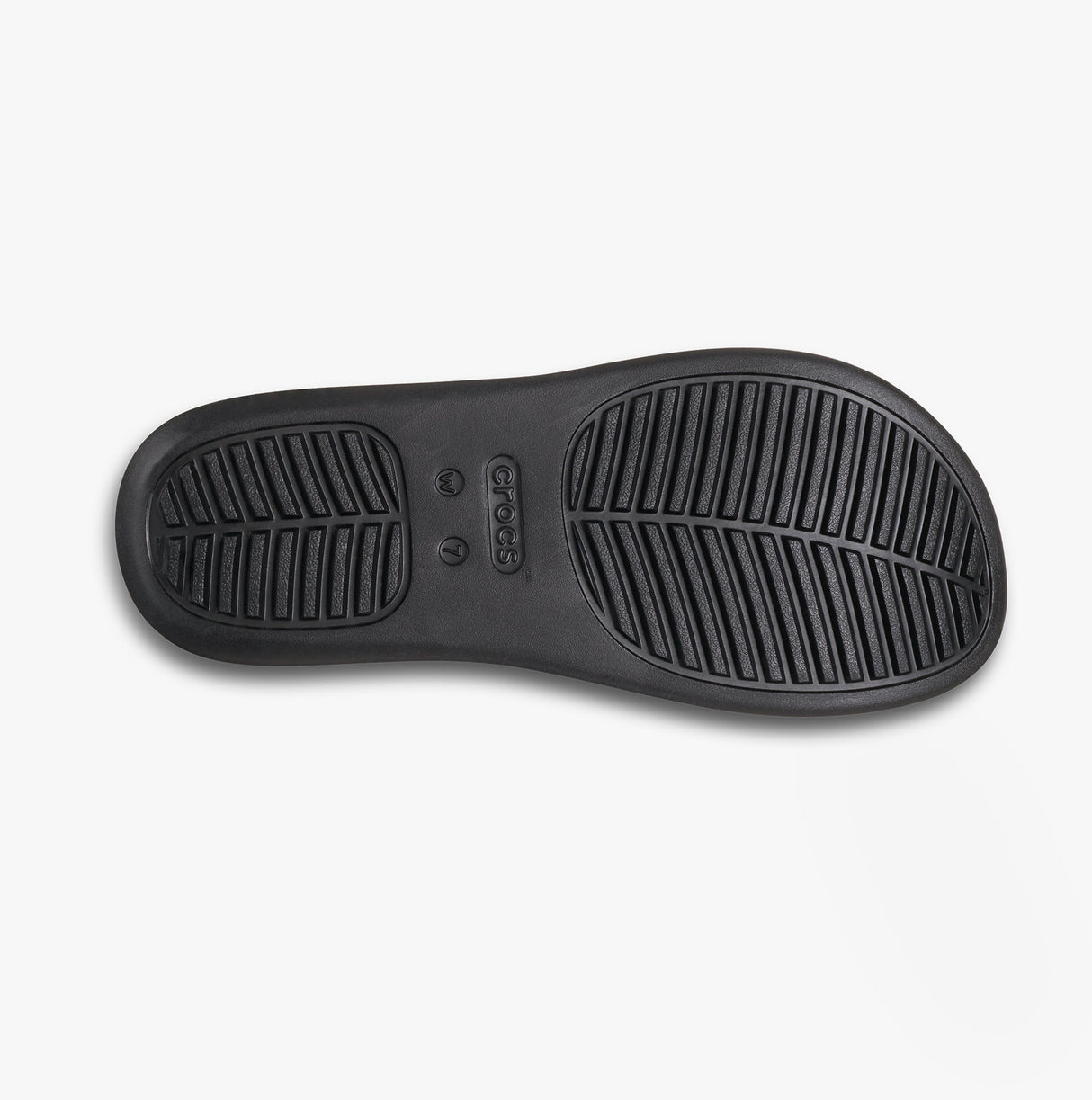 Crocs 210834-001 GETAWAY PLATFORM TOE LOOP Womens Sandals Black