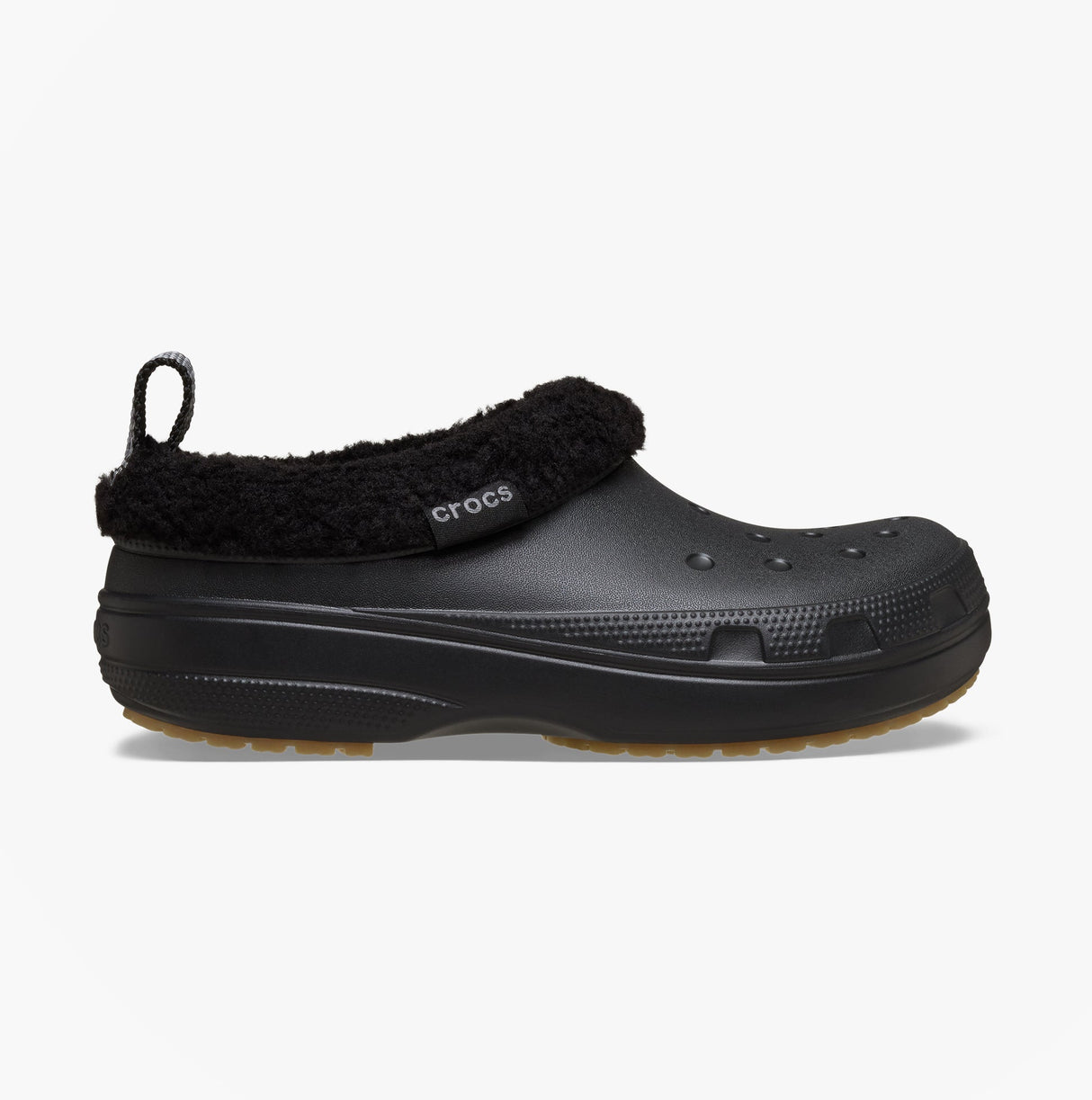 Crocs CLASSIC LINED SHORTY Unisex Adults Clogs Sandals Black