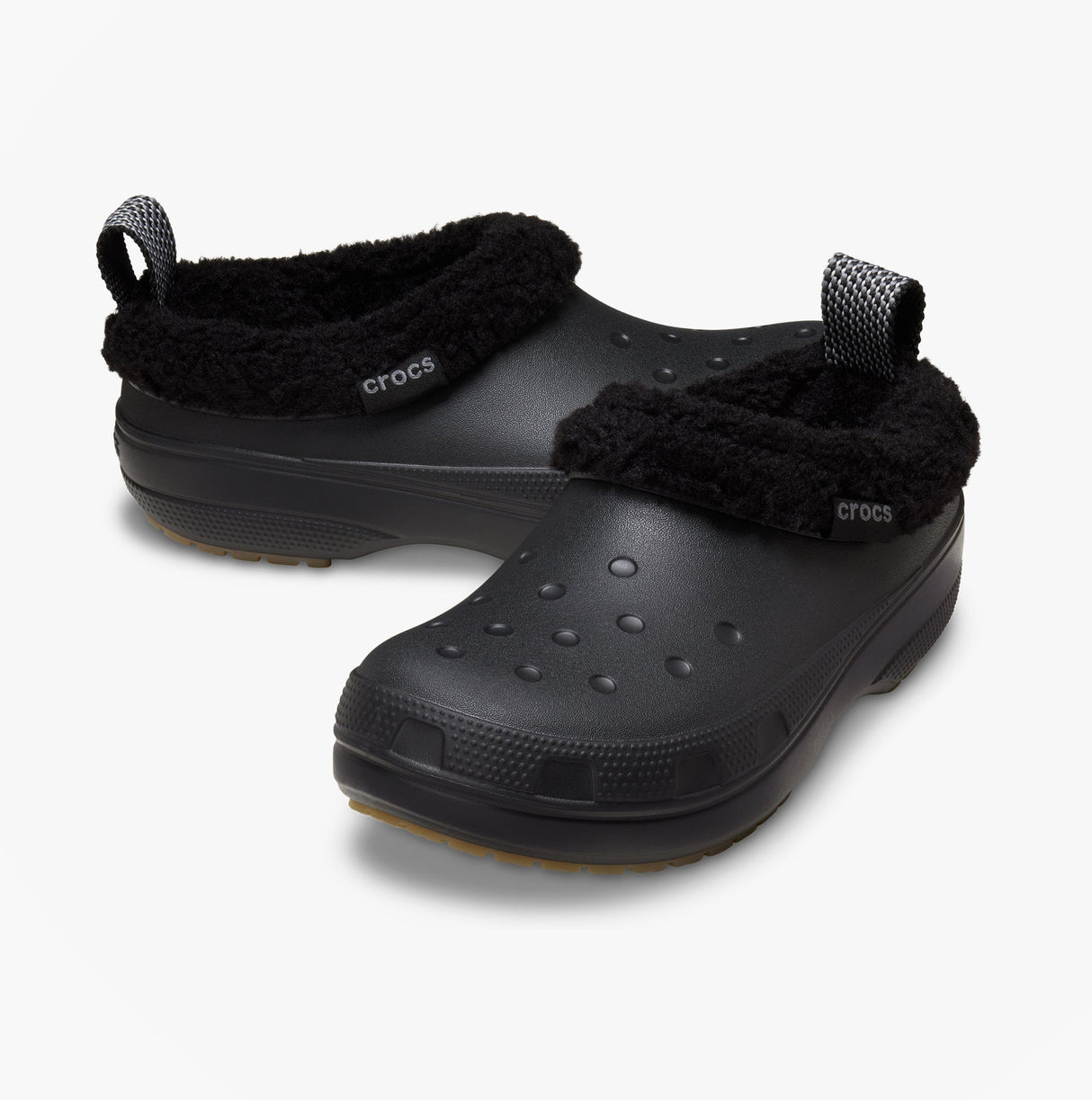 Crocs CLASSIC LINED SHORTY Unisex Adults Clogs Sandals Black