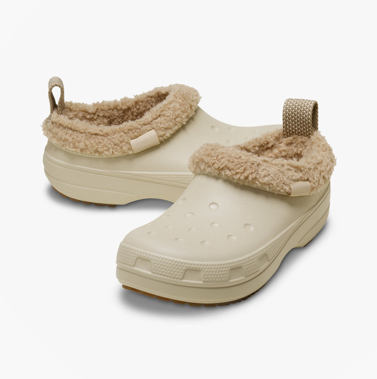 Crocs CLASSIC LINED SHORTY SDT Unisex Adults Clogs Sandals Sandstone