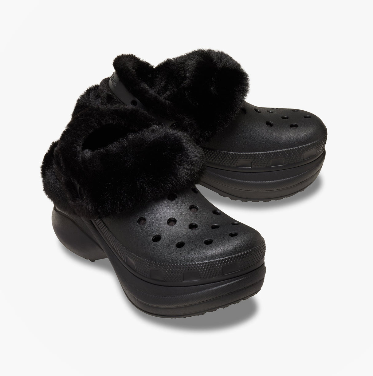 Crocs BAE LINED Womens Clogs Black