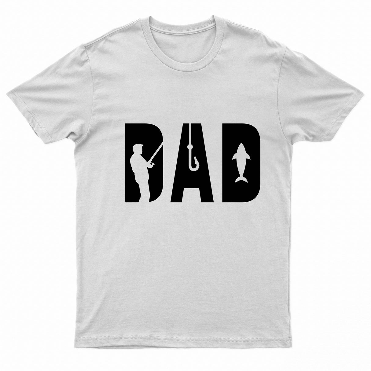 Adults Unisex DAD Angling Printed T-Shirt