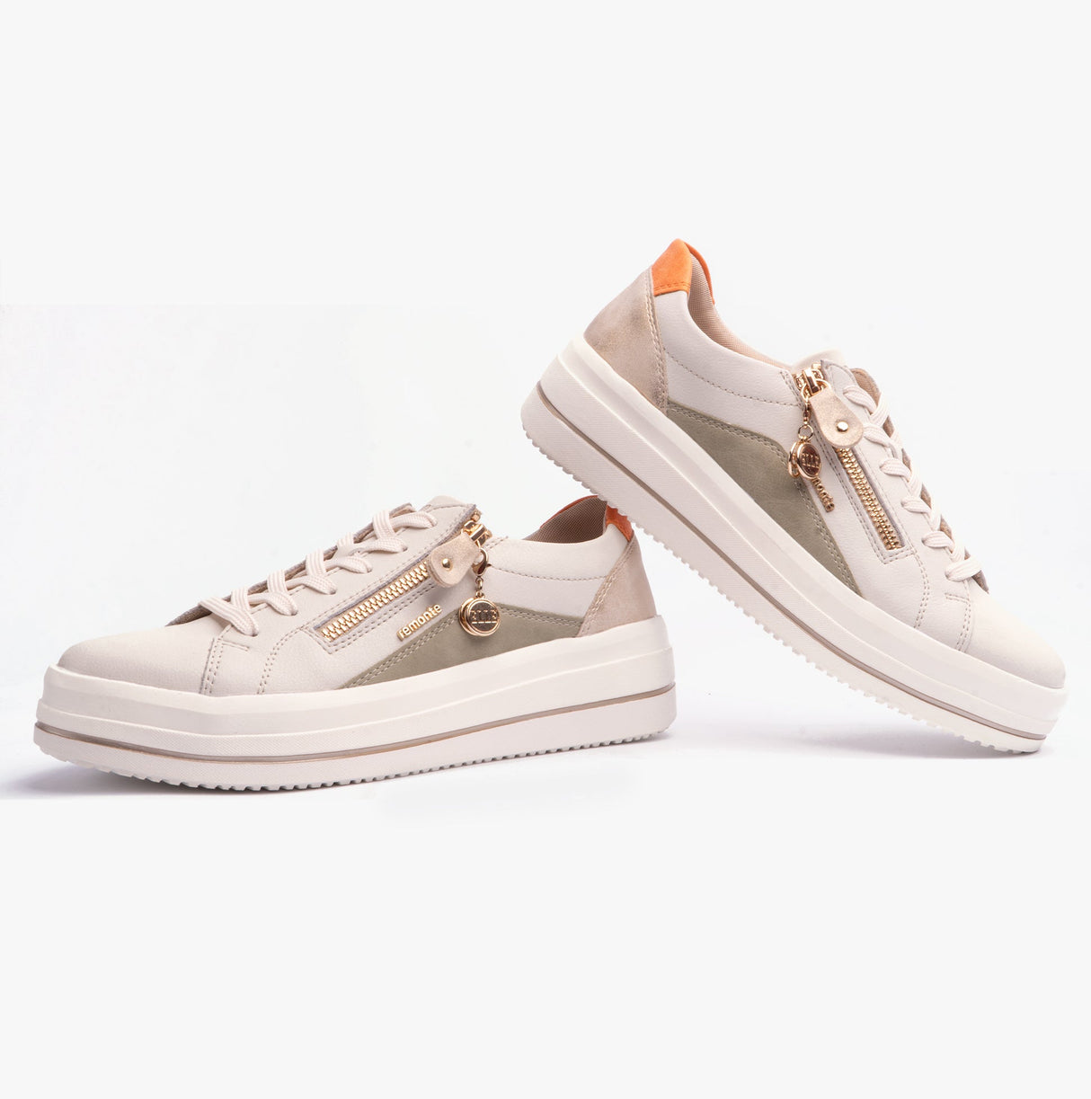 Remonte D1C01-81 JULIKA Womens Trainers Cream