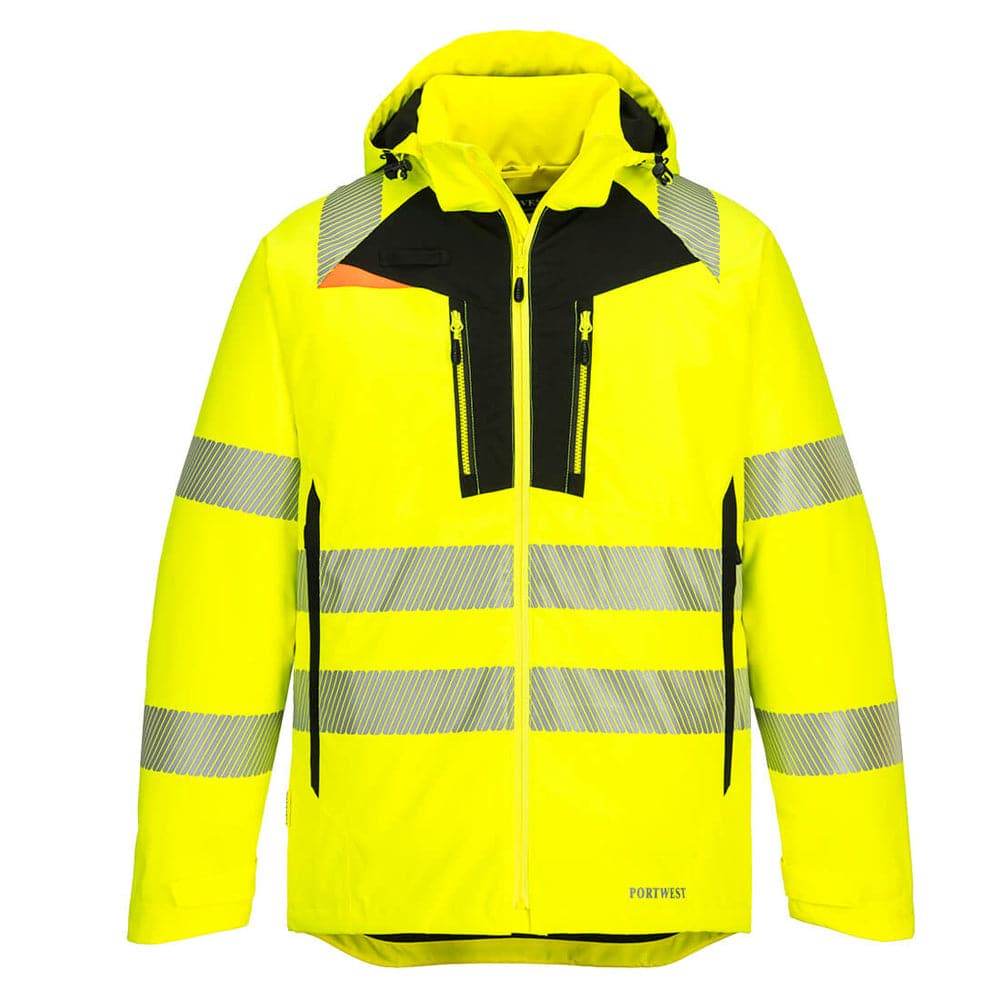 Portwest DX461 DX4 Hi-Vis Stretch Waterproof Breathable Winter Jacket
